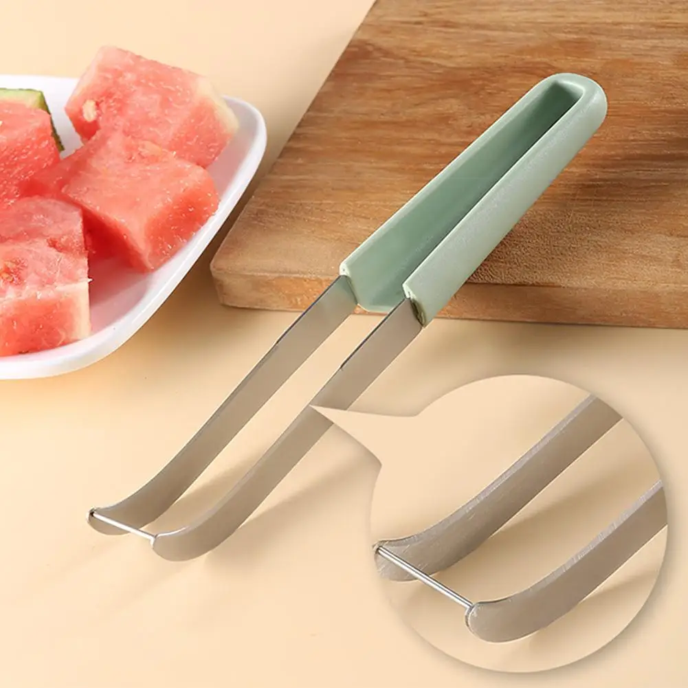3-in-1 Watermelon Cutter Fruit Carving Knife Multi-functional Melon Fork Slicer Tool For Camping Kitchen Gadgets For Summer