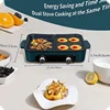 220V multi-functional cooking pot household network red split pot electric hot pot barbecue electric cooking pot barbecue one po 1