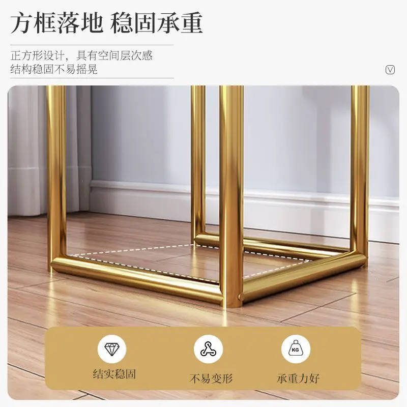 Living Room Floor Plant Stand Multi-layer Iron Storage Shelf Paint Process Rack for Plants Stable Bearing Indoor Gardening