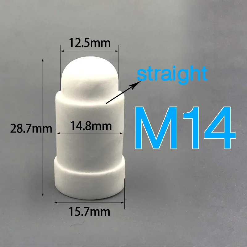 10pcs M4 M6 M8 M9 M10 M12 M13 M14 Ceramic Locating Dowel Pin Insulation Ceramic Sleeve Spot Welding Machine Accessories