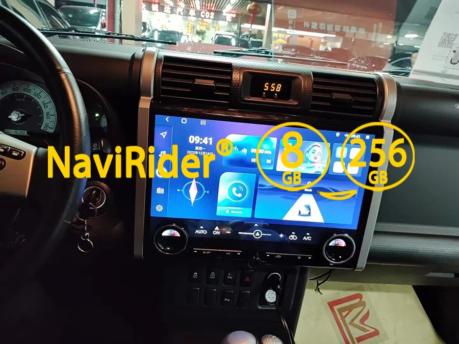 13.3" Android 13 Car Radio For Toyota FJ Cruiser J15 2007-2020 Carplay GPS Navi