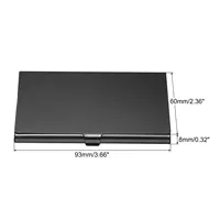 1/2/3Pcs Business Card Holder Metal Box Cover Credit Card Holder Aluminum Alloy Flip Cover Slim Name Cards Case for Women Men 2