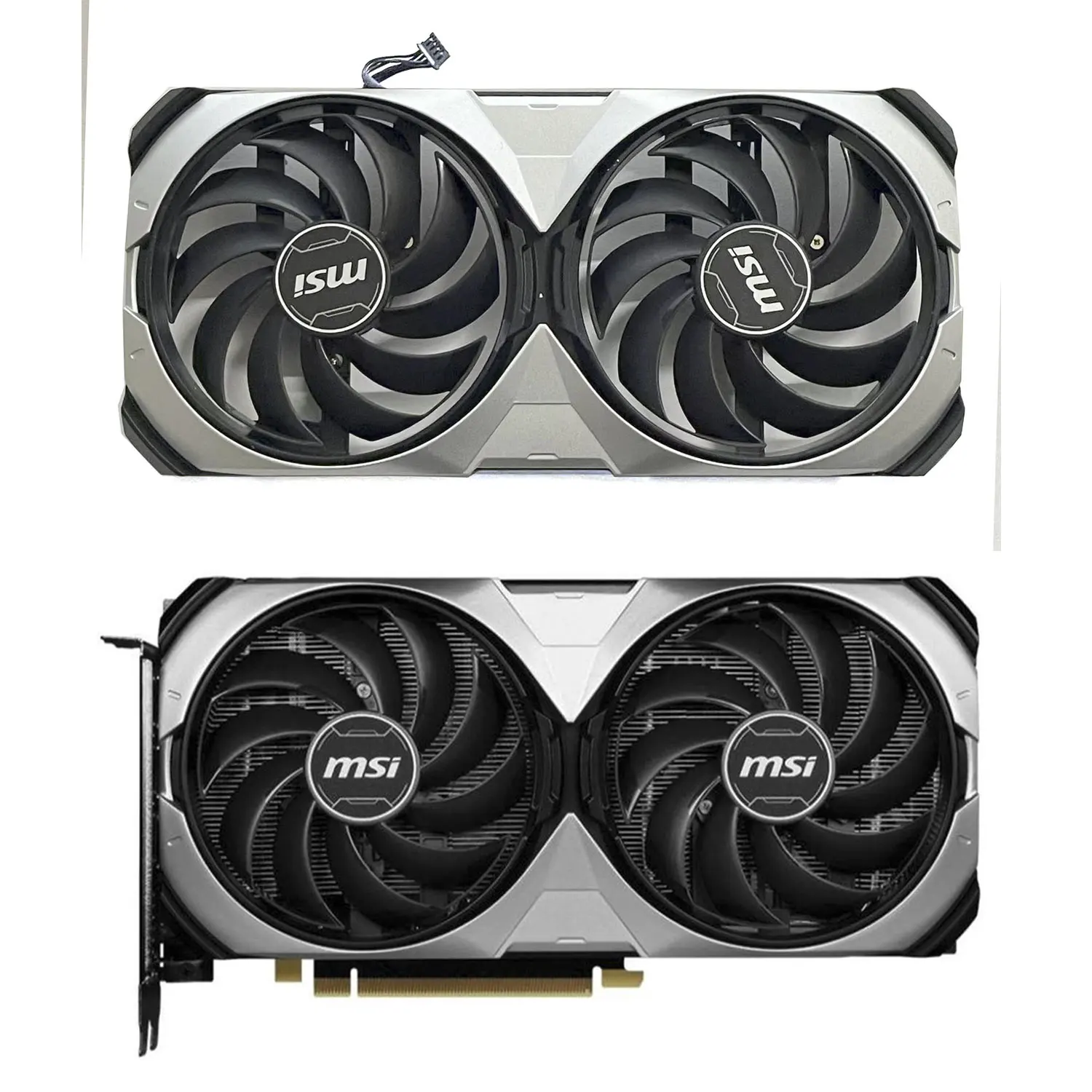 2 Ventole Nuovo 4Pin 90Mm Muslimadatto Per Msi Geforce Rtx 4070 Ventus 2X 12G Alloggiamento Ventola Di Ricambio Per Scheda Grafica