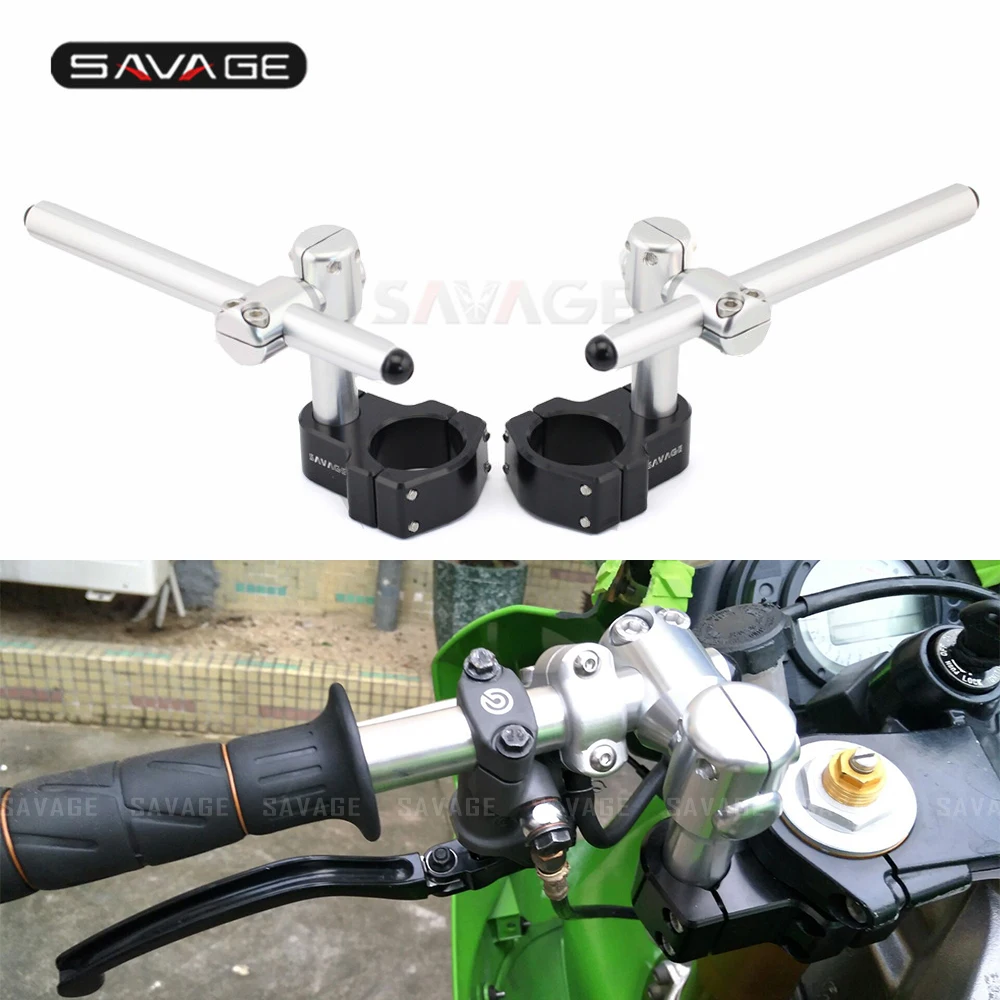 

Shift Handlebar For KAWASAKI ZX-6R 2013-2020 ZX6R 2019 Motorcycle Accessories Performance Stunt Front Fork Clip-ons Handle Bars