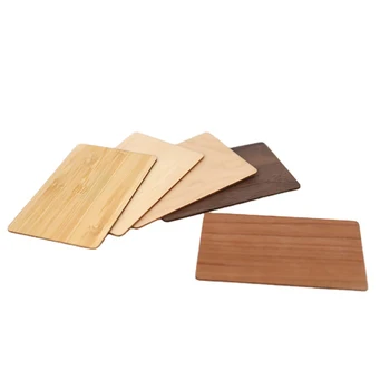 10 Pieces Bamboo Wooden 144bytes 13.56MHZ NFC213 UID Chip Membership Card NFC Contactless Business Gift Social Recognition Card 1