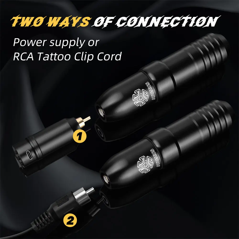 Wireless　tattoo machine set　刺青 Wireless Tattoo Kit Rotary Tattoo Machine Set with 20PCS