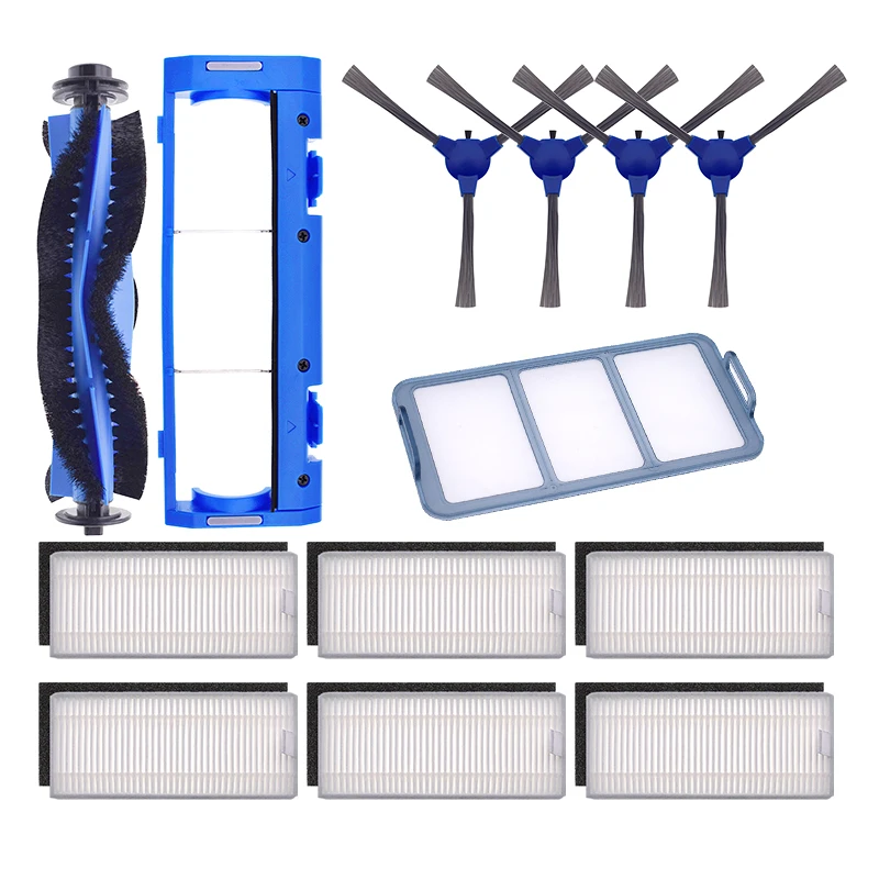 Carkio Kit Ricambio Spazzole E Filtro HEPA Per Eufy RoboVac 11S Max, 15C Max, 30C Max: 3 Filtri + 6 Spazzole Laterali + 1 Spazzola Principale + 1 Pulisci Spazzola, Aftermarket - 2