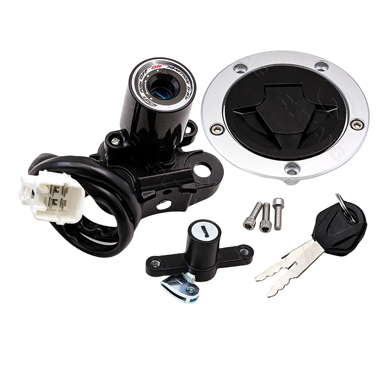 

Motorcycle Ignition Switch Fuel Gas Tank Cap Lock Keys Set For Kawasak Ninja 650/EX650 2012-2016