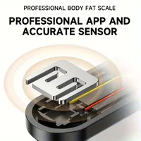 High-Capacity Health Monitor with App 400lbs weighing scale Bluetooth Precision Smart Scale Track Weight BMI Body Fat 1