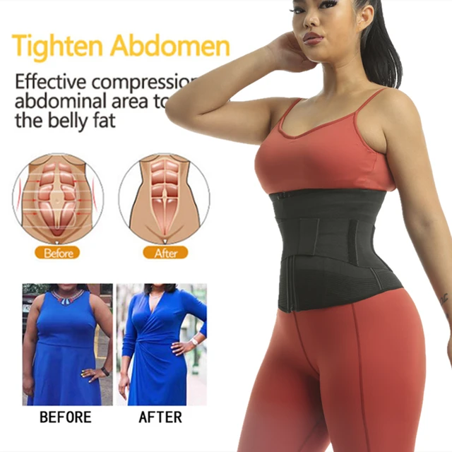 Trimmer Belt Adjustable Belly Tummy Control Body Shaper Snatch Me Up Buckle Wrap  Slimming Stretch Bands Women Waist Trainer - AliExpress
