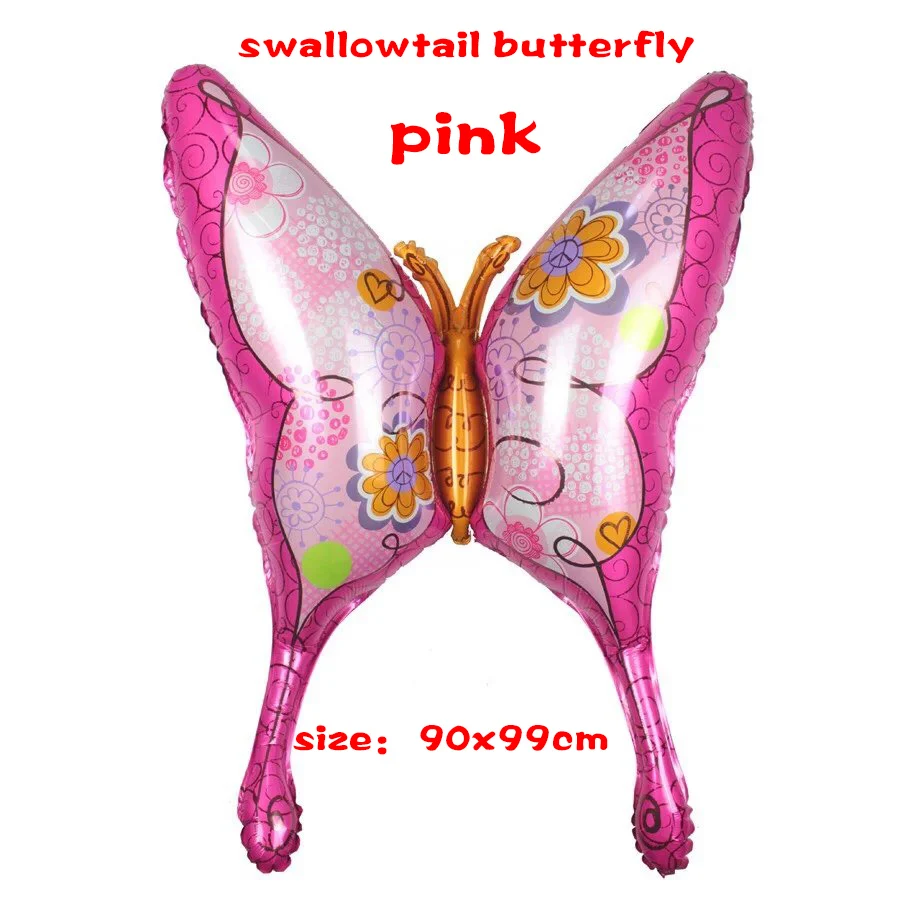 Vibrant Butterfly & Flower Helium Foil Balloons for Celebrations and Decor