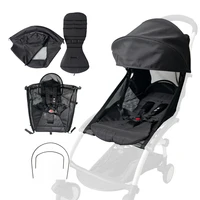 Stroller Accessories 6+ Clothe Replacement Kit Compatible with YOYO2 Waterproof Fabric – Stroller Canopy, Seat Cushion & Base