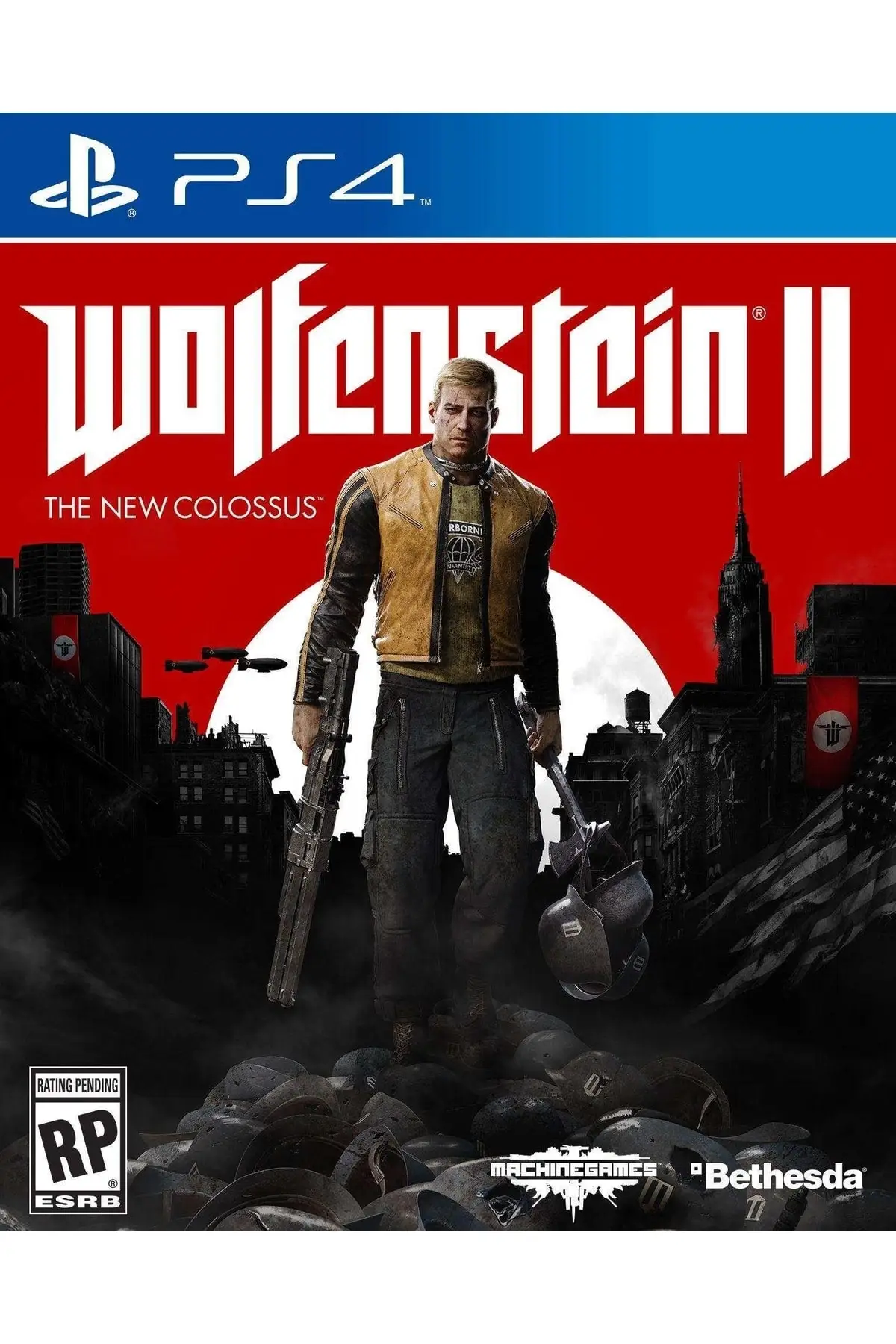 Wolfenstein 2 Ps4 original Game s f r Gelatin Cd Disc Version Action And Adventure Video Game 
