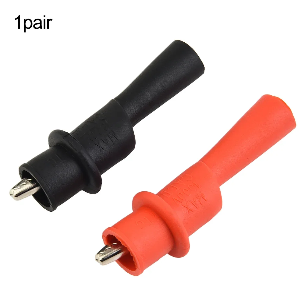 Measuring Tools Clamp Household Items 1Pair AC DC 10A 1000V Antiskid For Multi-Meter Tester Red+Black