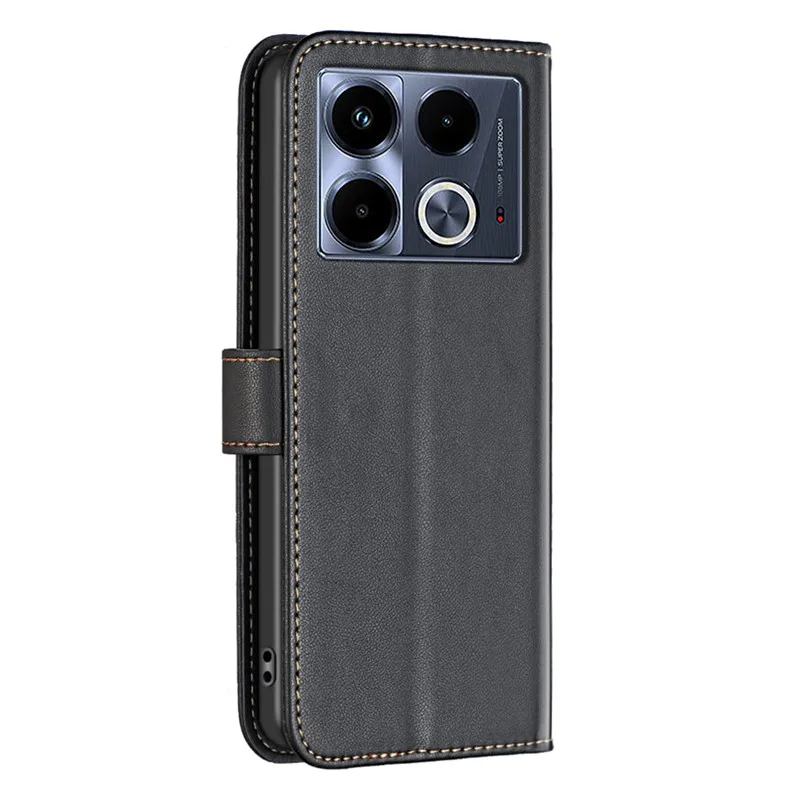 Luxury Magnetic Leather Wallet Flip Cover Case - Shockproof Design
