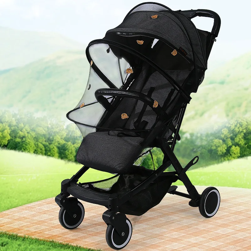 

Baby Stroller Mosquito Net Baby Walking Car Mosquito Net Cover Complete-Type Universal Zipper Walk the Children Fantstic Product