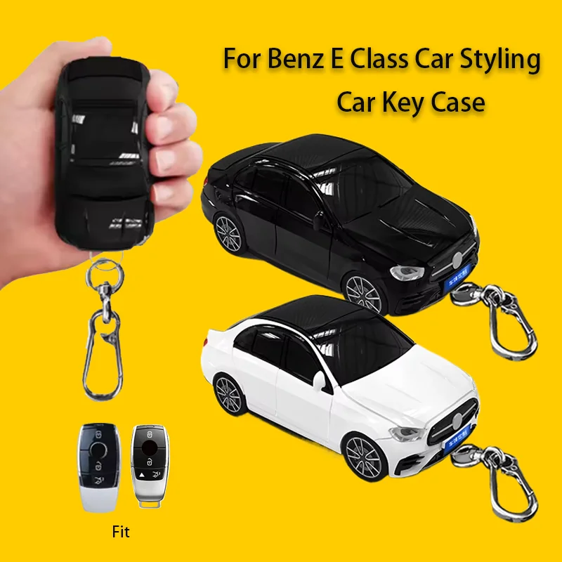 Creative Gift for Benz E Class for Mercedes Benz A C E S G Class GLC CLE CLA GLB GLS W177 W205 W213 W222 X167 AMG Key Cover Fob - 34