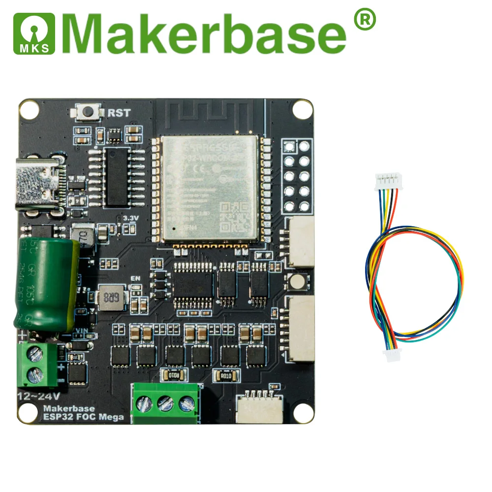 Makerbase ESP32 DUAL SimpleFOC Shield For BLDC Brushless Servo Foc Dual-Motor Controller High Power - 5