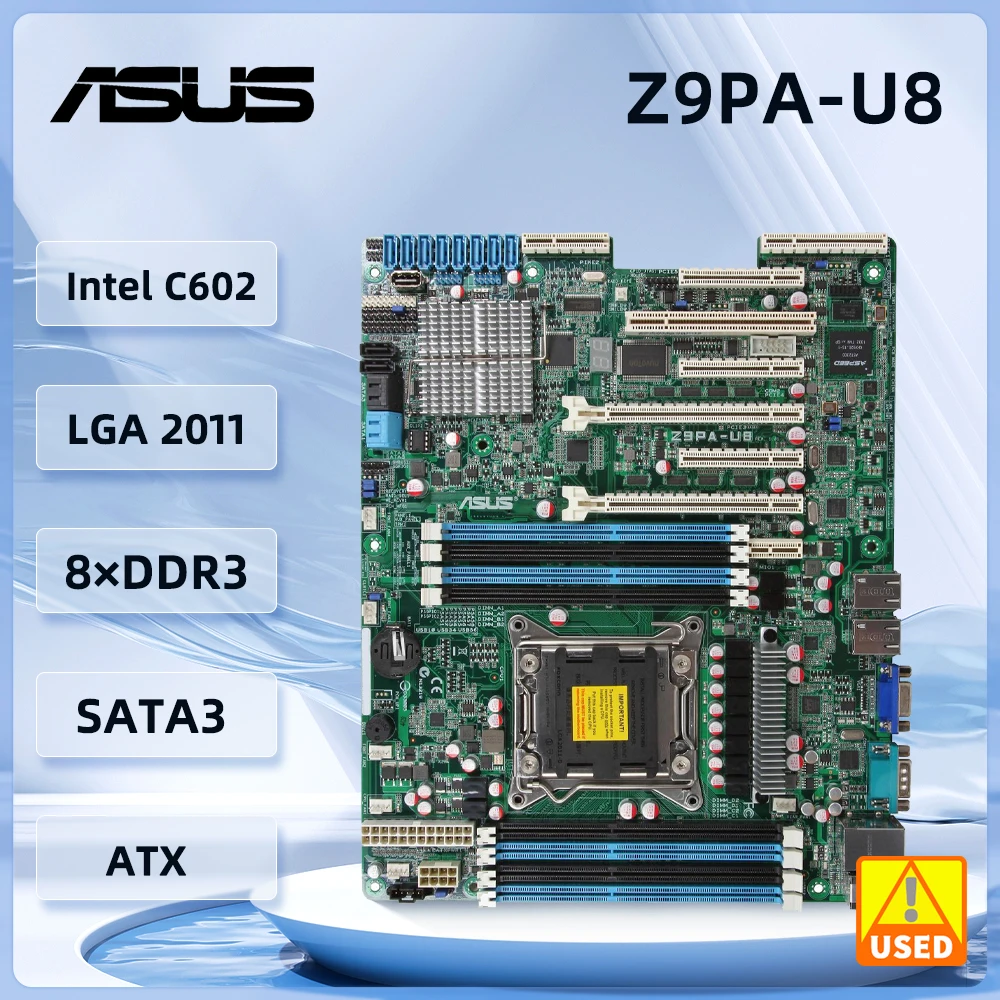 Asus Z9PA-U8 Server Motherboard LGA 2011 Intel C602 8×DDR3
