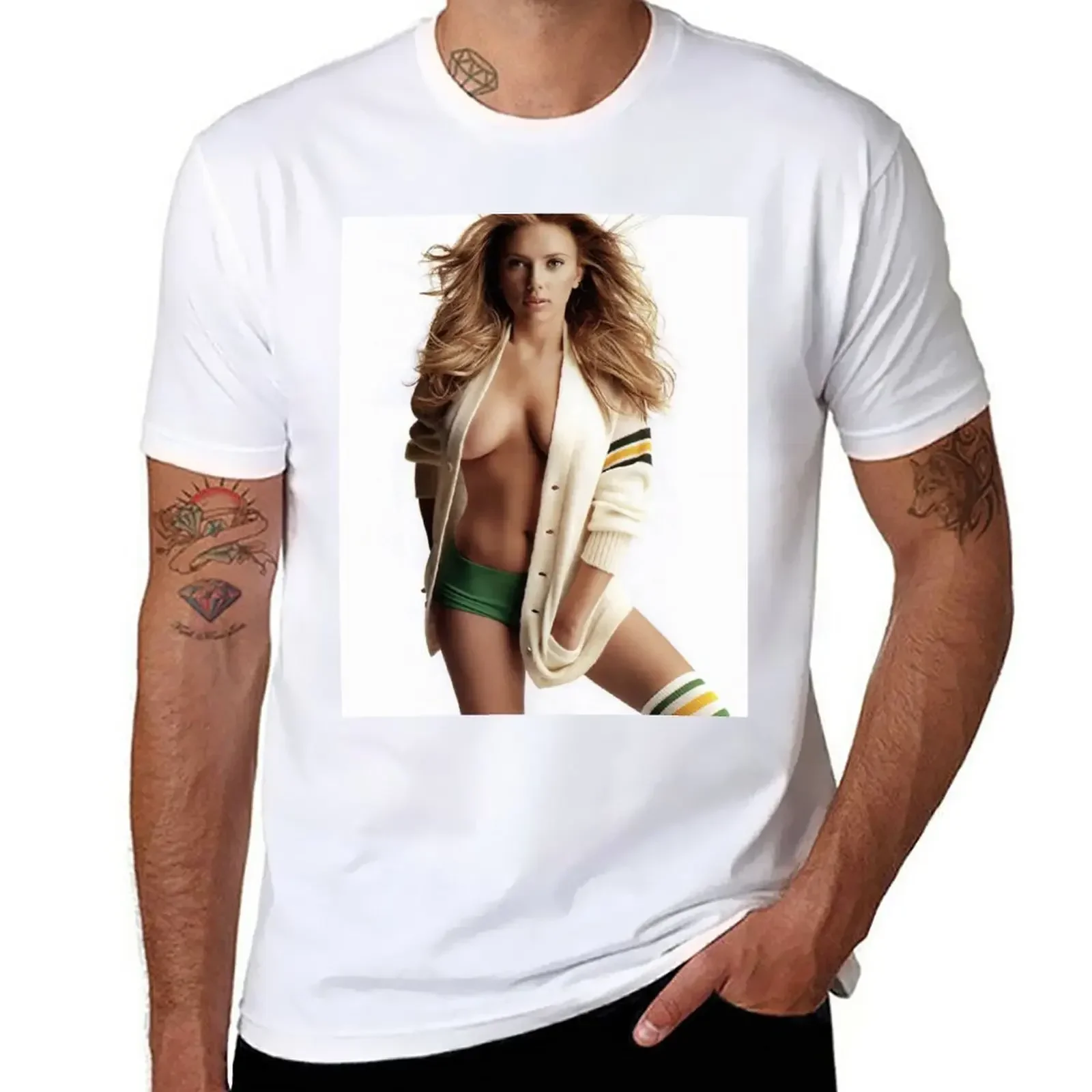 

Hot Scarlett T-Shirt korean fashion for a boy funny t shirts for men