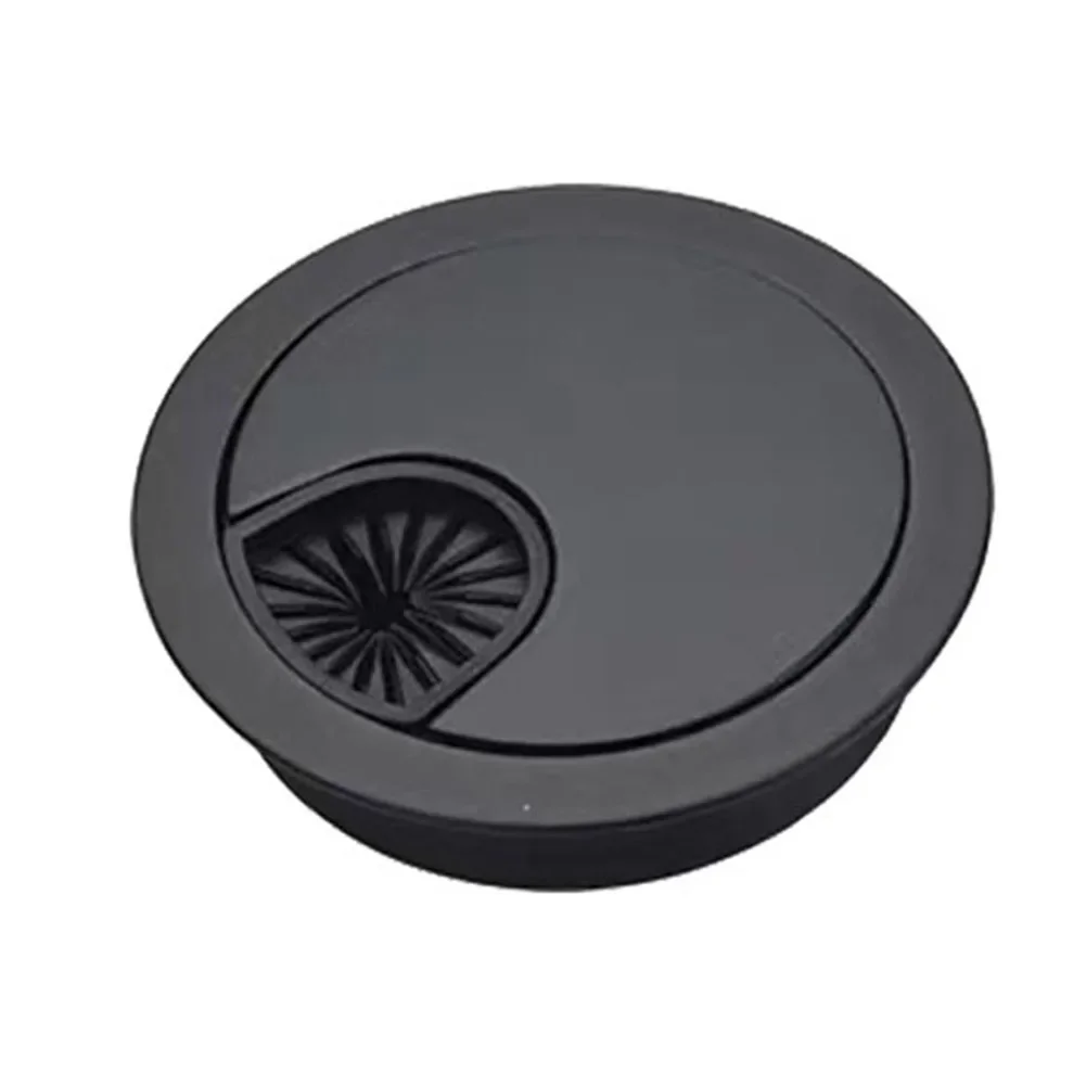 Description Picture 4 of item50mm 53mm 60mm 80mm Desk Metal Grommet Table Cable Tidy Wire Hole Cover Chrome Brush Practical Round Wire Tidy Grommet Hardware