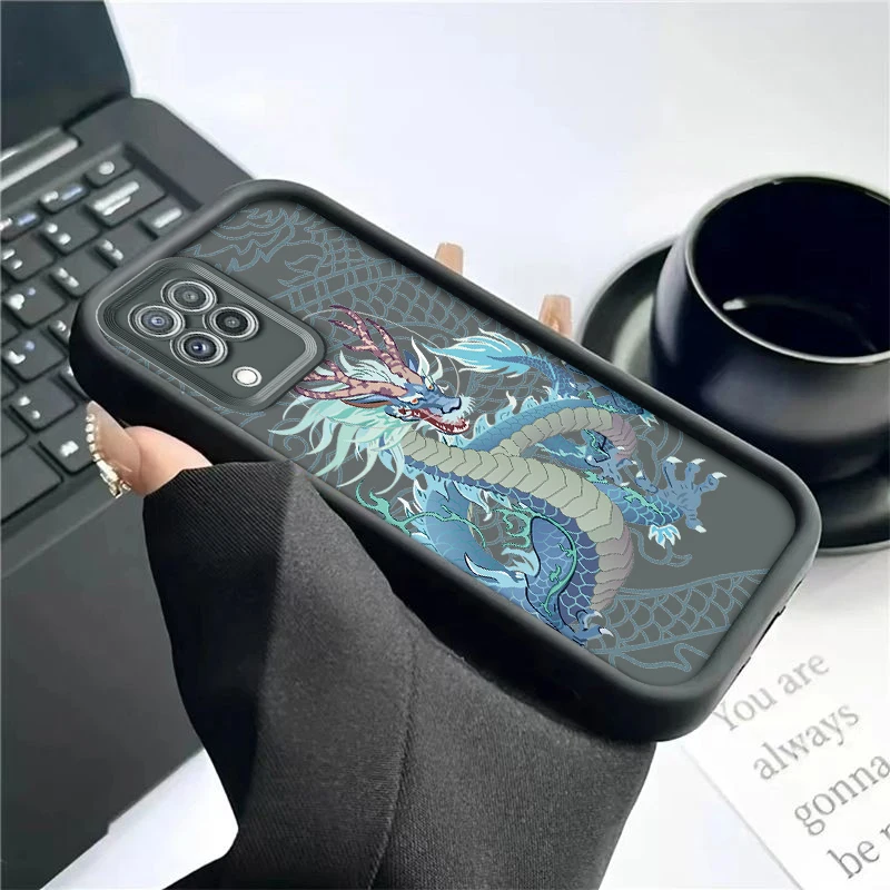 Dragon Painted Silicone Anti-Drop Soft Phone Case