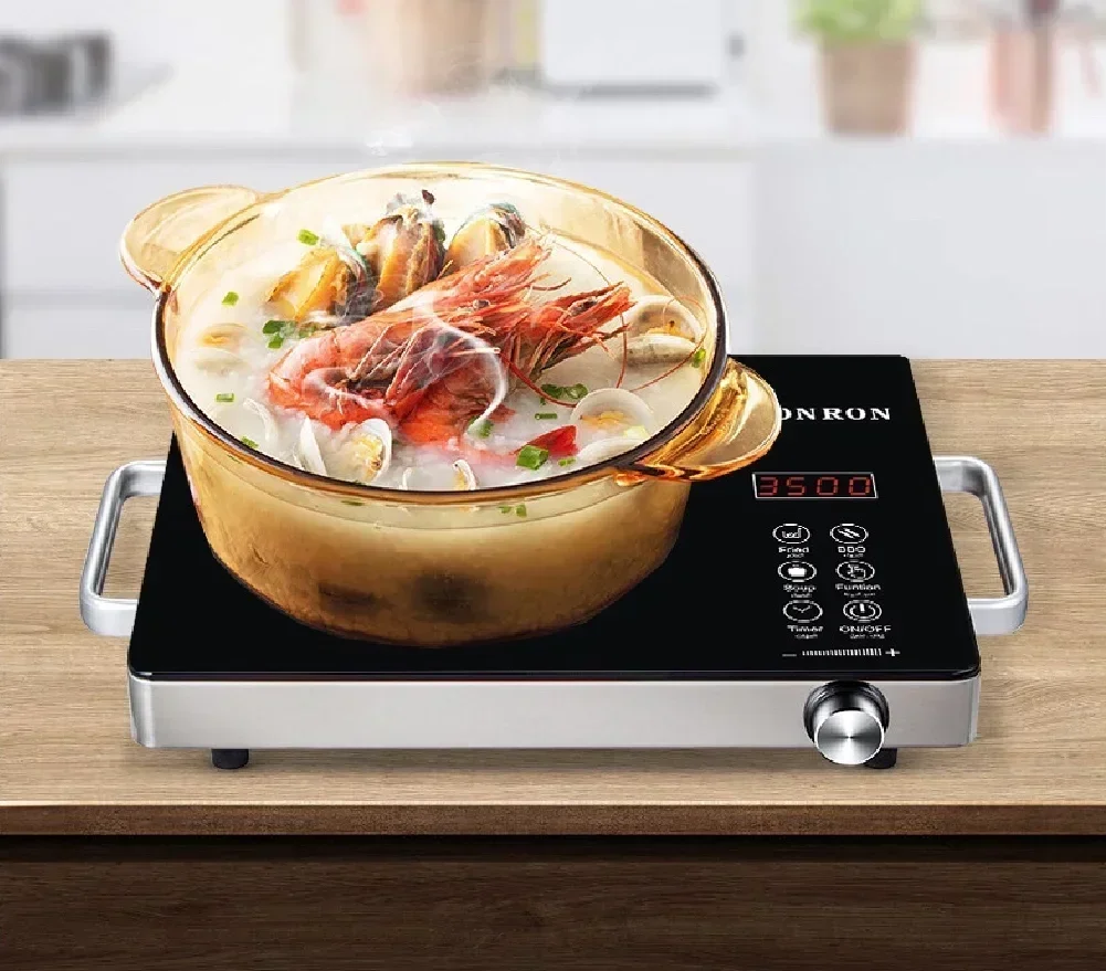 110V 220V electric ceramic cooker household stir-fry induction cooker hot pot cooking machine electric stove induction