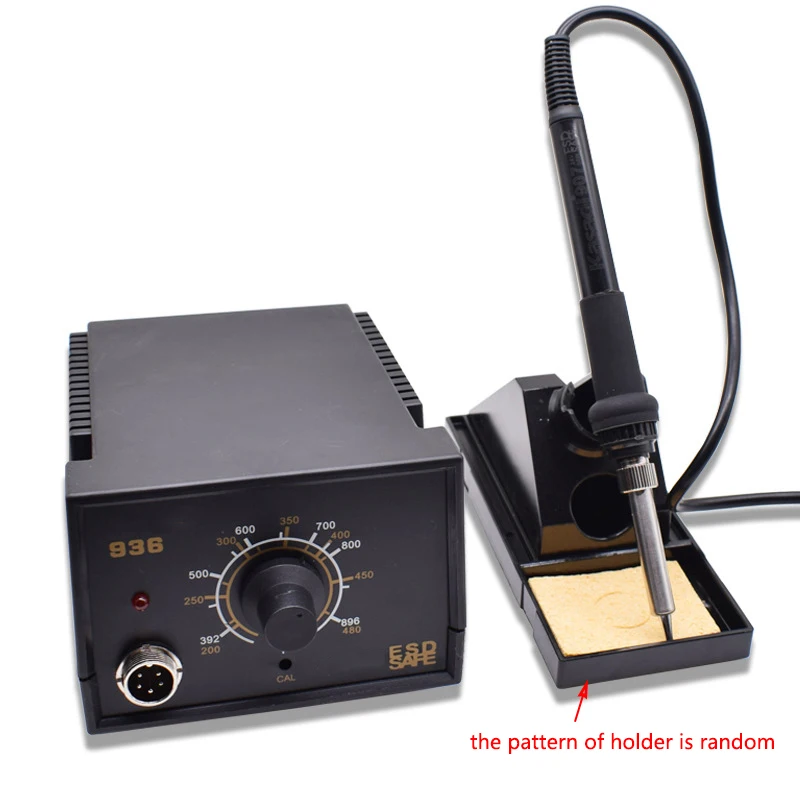 

936 Soldering Station, 60W Solder Iron Station Kit with 200-480C Temperature Adjustable, Rework Station Electric Soldering Iron