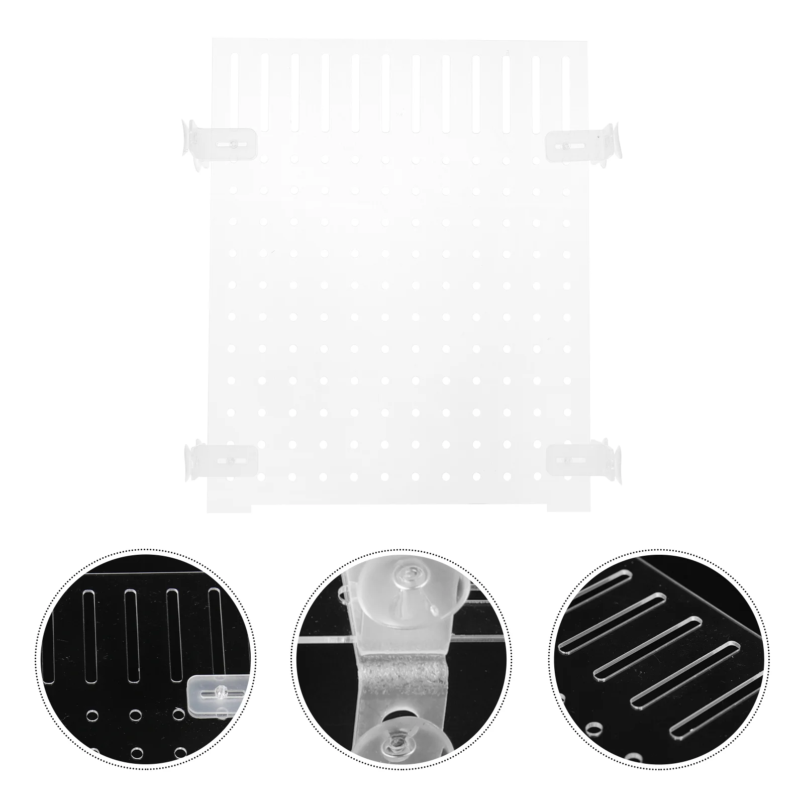 

Fish Tank Isolation Board Aquarium Suction Cups Breeding Case Divider Acrylic Glass