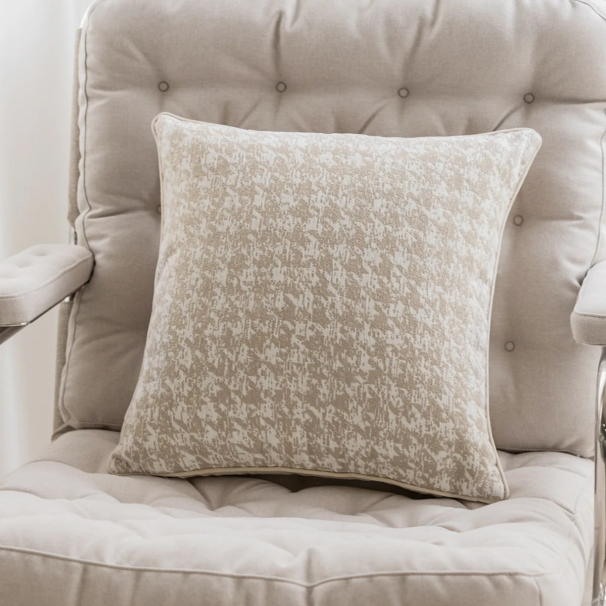 Ideal Textiles Federa Per Cuscino In Ciniglia Liscia, 45x45 Cm, Colore Heather, 100% Poliestere