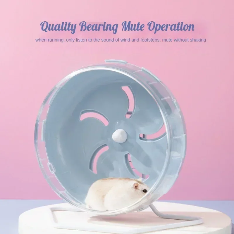 Hamster Sport Running Wheel Rat Small Rodent Mice Silent Jogging Hamster Gerbil Exercise Play Toys Brackets Accessories exercise wheel