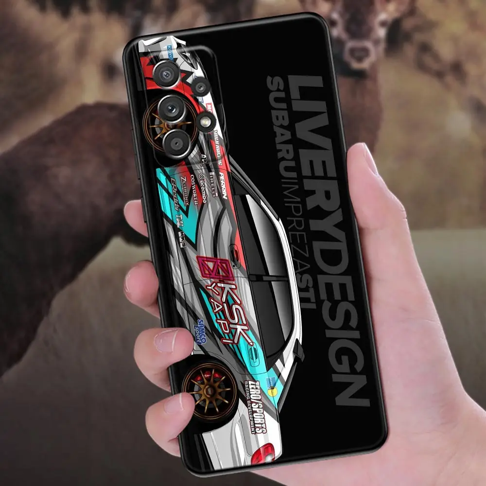 Tokyo JDM Drift Sports Car Soft Phone Case