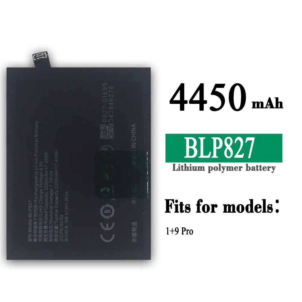 

100% NEW BLP827 Replacement Battery for OnePlus 9 Pro 1+ 9Pro One Plus Mobile Phone Batteries