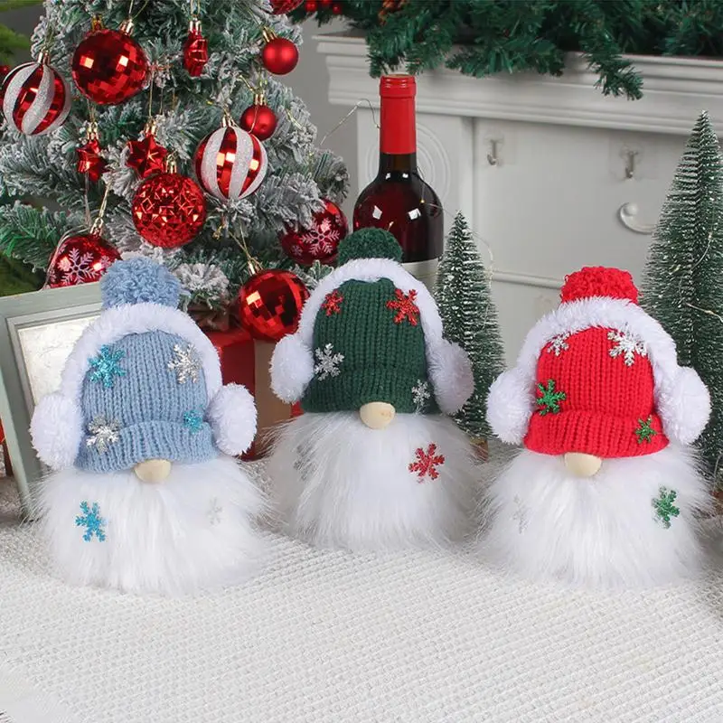 

Женская милая необычная кукла, подвеска с надписью "Merry christmas", украшение для гномов, новогодняя кукла