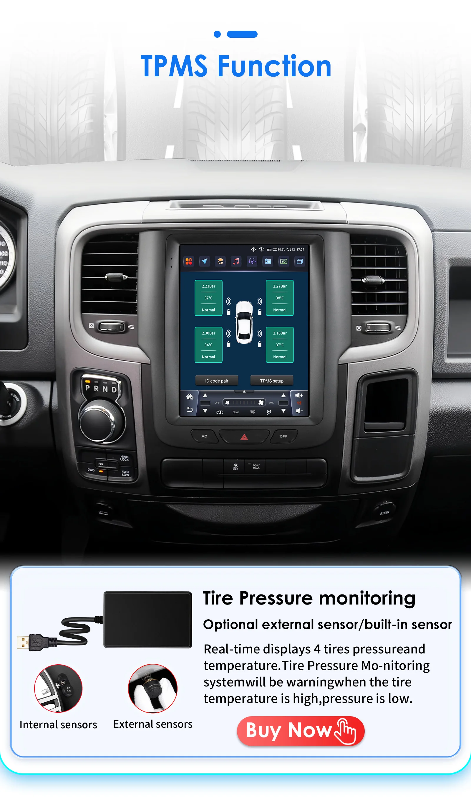 Hizpo Für Tesla Stil Auto Radio Für Dodge Ram 1500 2500 3500 2013-2018 Drahtlose Carplay Auto Multimedia Video Player stereo 4G – Detail 31