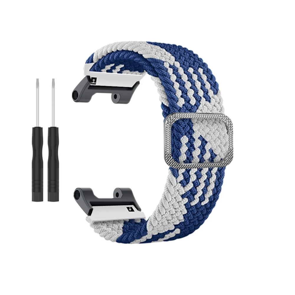 Breathable Nylon Adjustable Wristband - Soft Elastic Bracelet for Smart Watch Accessories