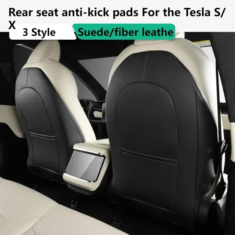 

Seat Back Anti Kick Pad for Tesla Model S X Seat Backrest Protective Mat Wear-resistant Child Anti Dirty Car Accessories 2023