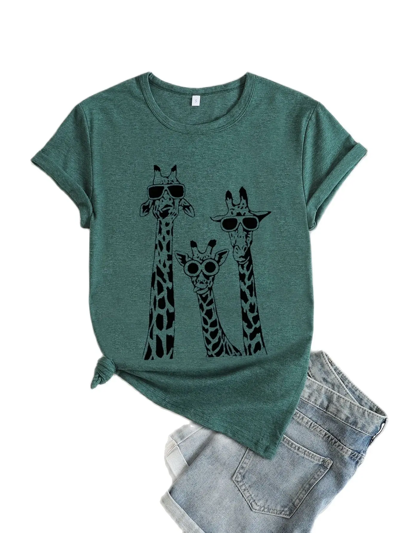 

Women's clothing Letter Print T-shirt Street wear S-XL casual women's top T-shirt