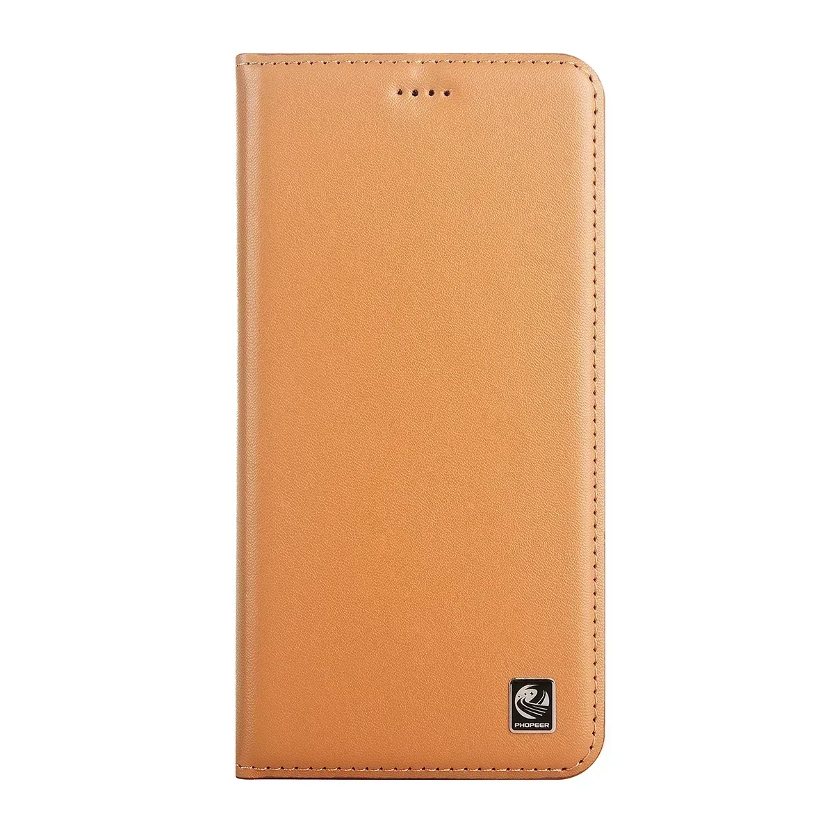 Nappa Genuine Leather Magnetic Flip Wallet Case Cover, Premium Quality