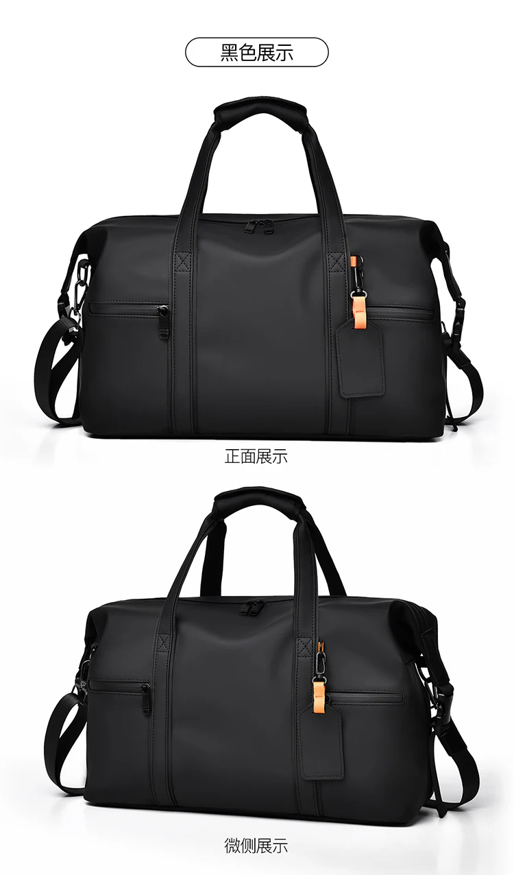 Herren-Reisetasche, Reisetasche, langlebige Sporttasche, stilvolle Handtasche für den täglichen Gebrauch im Fitnessstudio, Wochenendausflüge – Detail 19