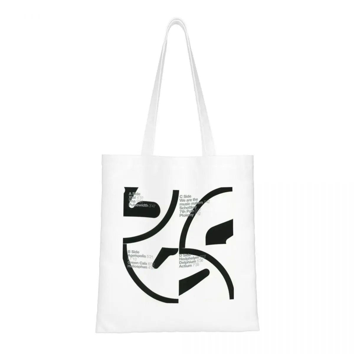 thumbnail image 1 of Bolsos de mano con el logotipo de Aphex Twin, seleccionados para el ambiente, bolso de mano para mujer, bolso de hombro universitario de lona, bolso de compras estampado, 1 of 4