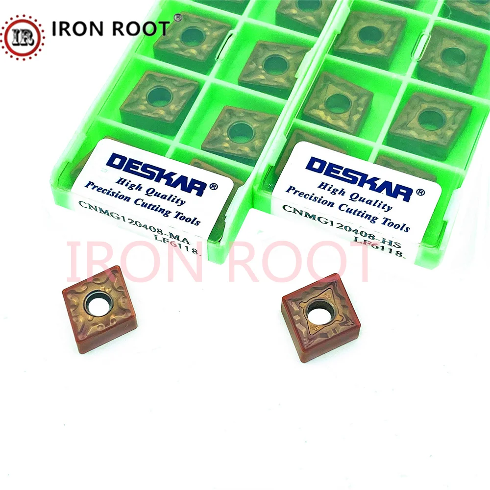 

Индексируемые вставки DESKAR CNMG431,CNMG432 120404,120408 LF6118 карбидные вставки токарные инструменты CNC токарная вставка для MCLNR/L