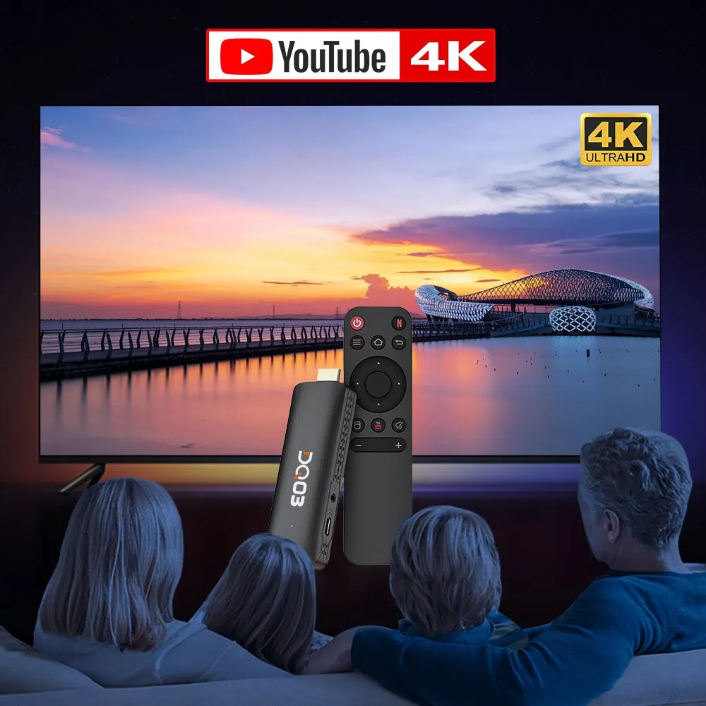 Dq03 mini tv stick Android 10 čtyřjádrové rameno cortex a53 2gb 16gb podpora 4k h.265 2,4g & 5,8g wifi streamování smart tv box 1gb 8gb