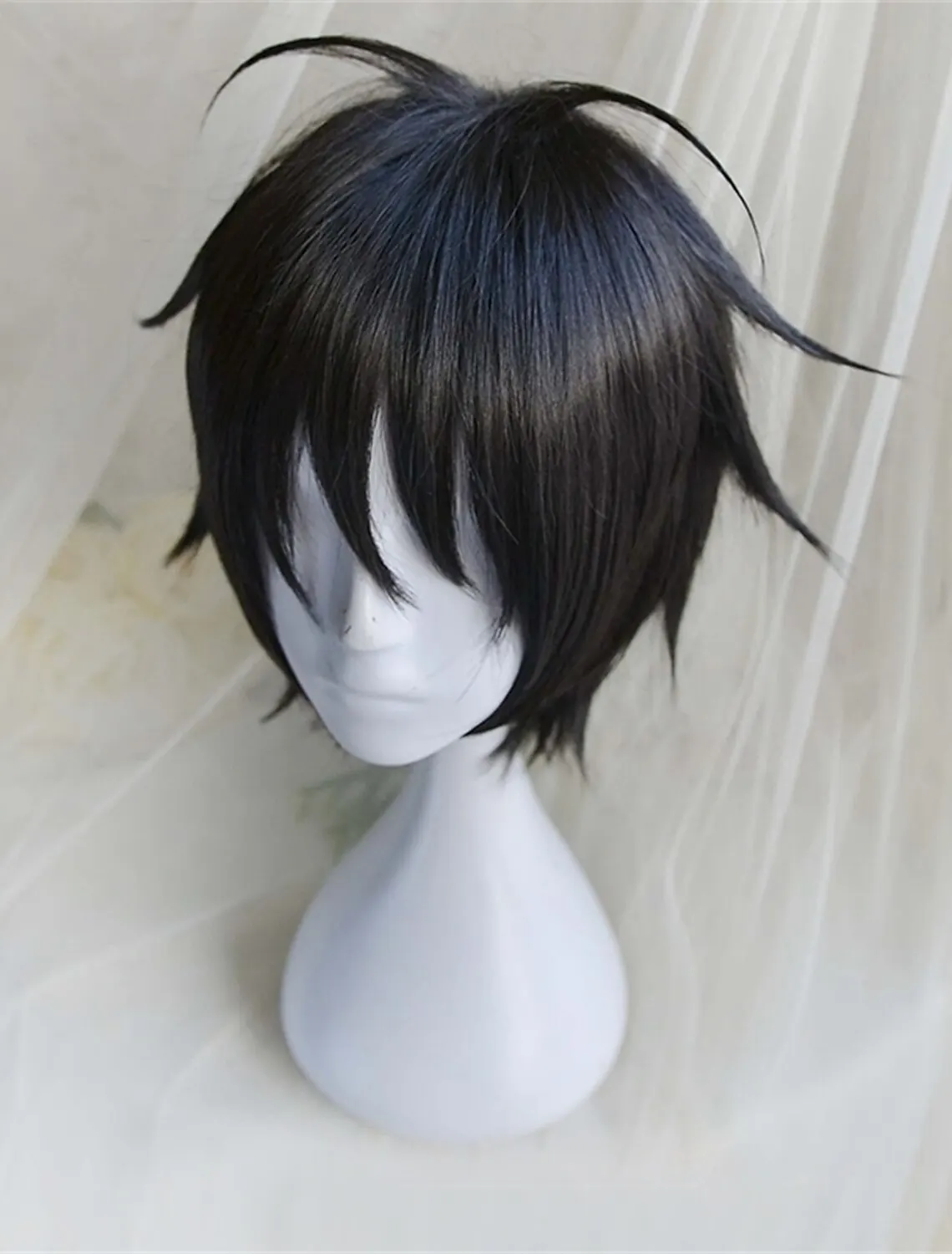 

One Piece Monkey D. Luffy Wigs High Quality Anime Short Black Cosplay Wig Heat Resistant Synthetic Hair Wigs