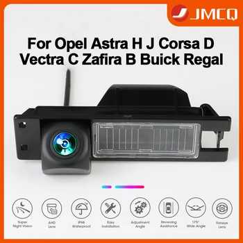 JMCQ AHD 1080P 175 ° Obiettivo Fisheye per fotocamera posteriore per auto con staffa per Opel Astra H J Corsa D Meriva A Vectra C Zafira Insignia