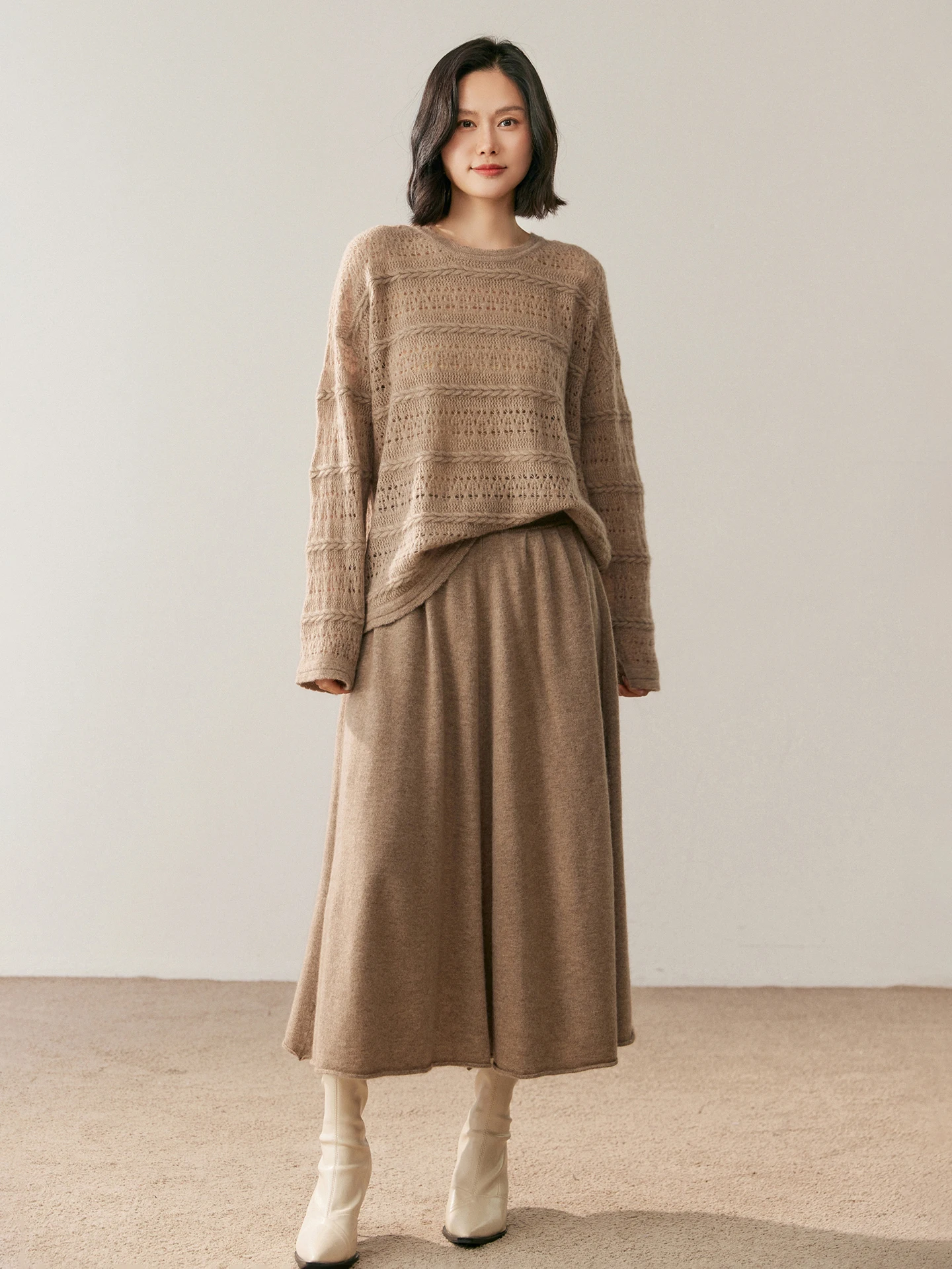 Cashmere Skirt Styling 11