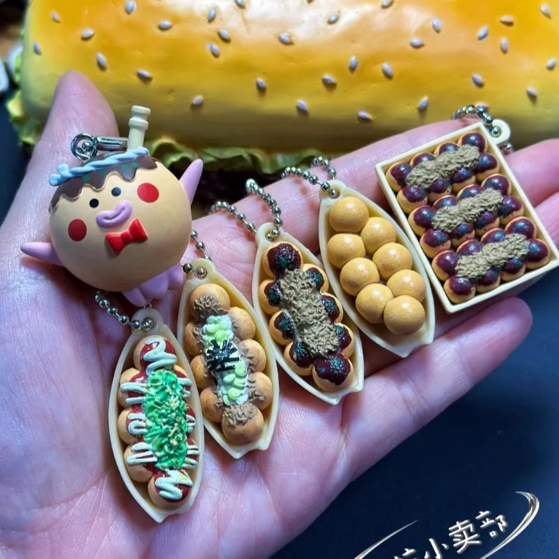 Bandai Gashapon Cute Kawaii Figure Anime Miniature Takoyaki Snack