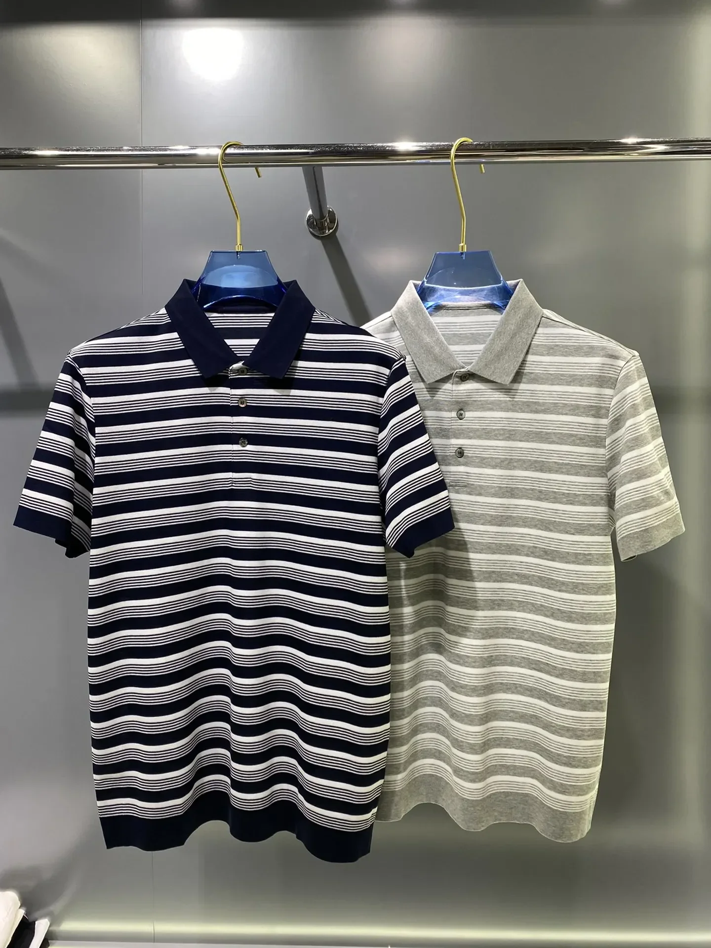 

2024 SIJITONGDA Shirt silk men 2024 summer new short sleeve breathable thin embroidery quality big size M-3XL