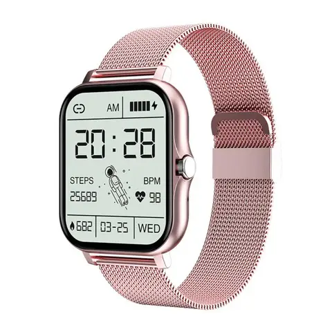 New Women Smart Watch Men 1.69" Color Screen Full Touch Fitness Tracker Bletooth Call Smart Clock Ladies Smart Watch Women