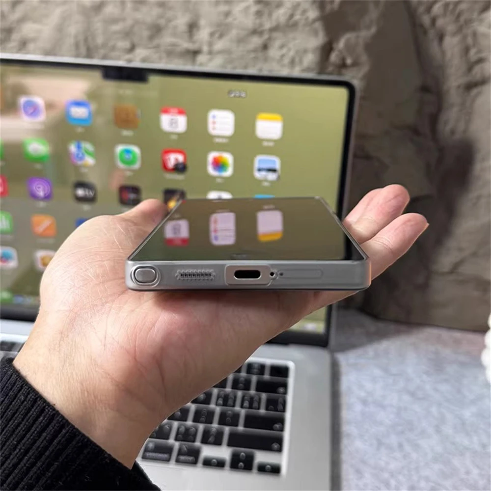 Luxury Matte Translucent Magnetic Wireless Charging Case with Barcode Hard Cover